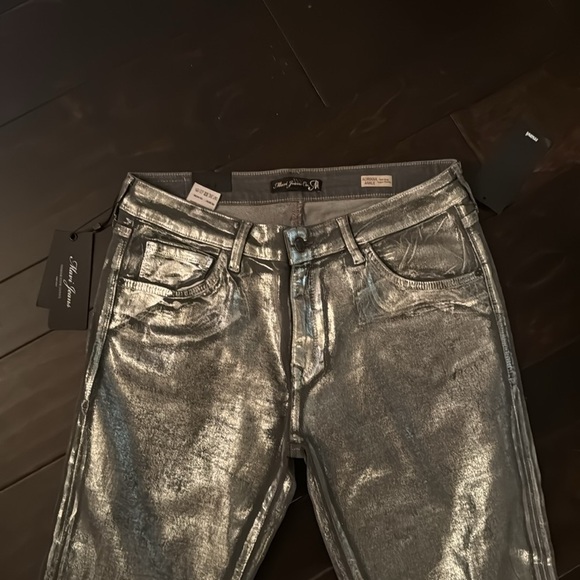 Mavi Adriana ankle silver galactic jeans 31 NWT - Picture 2 of 12